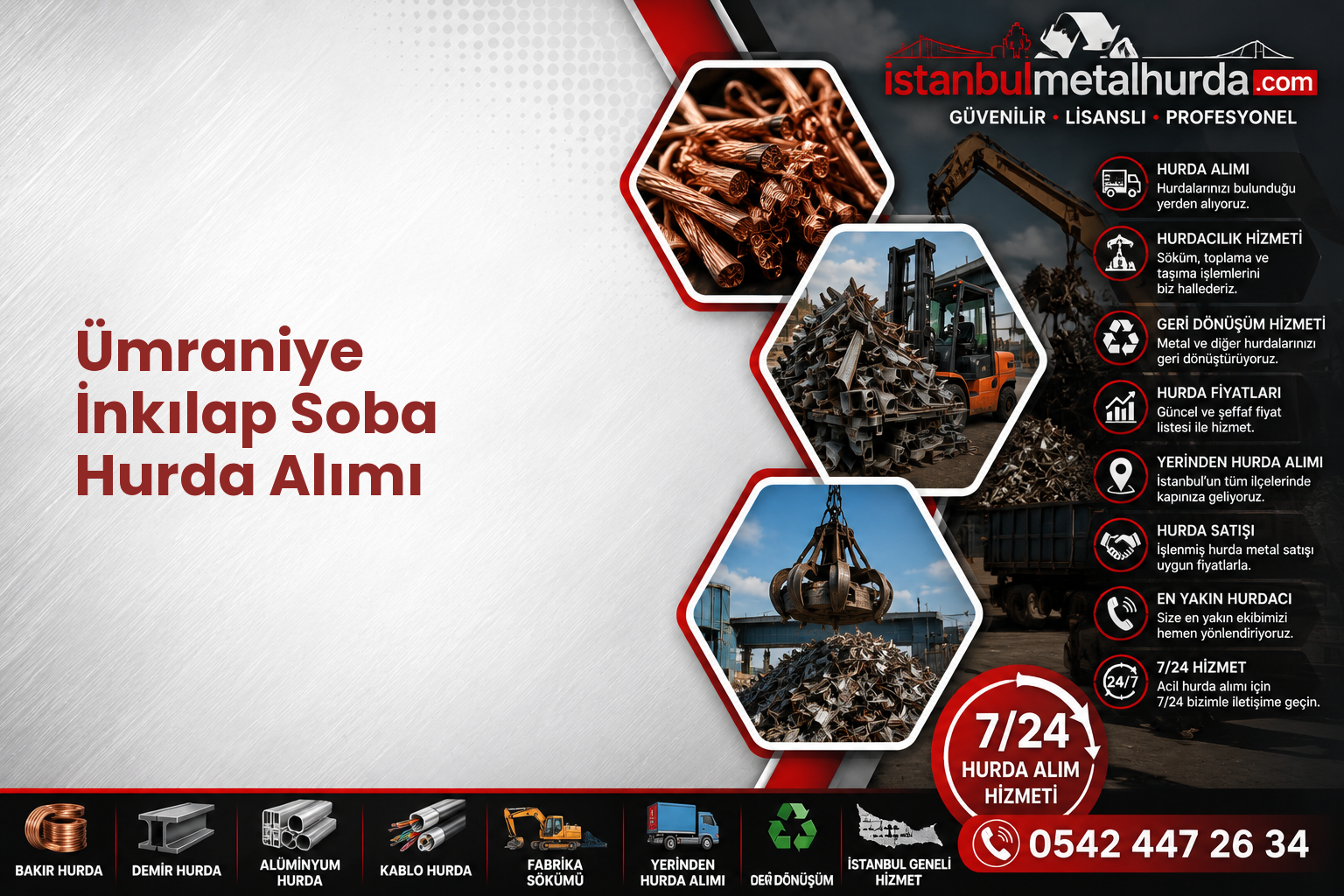 Ümraniye İnkılap Soba Hurda Alımı