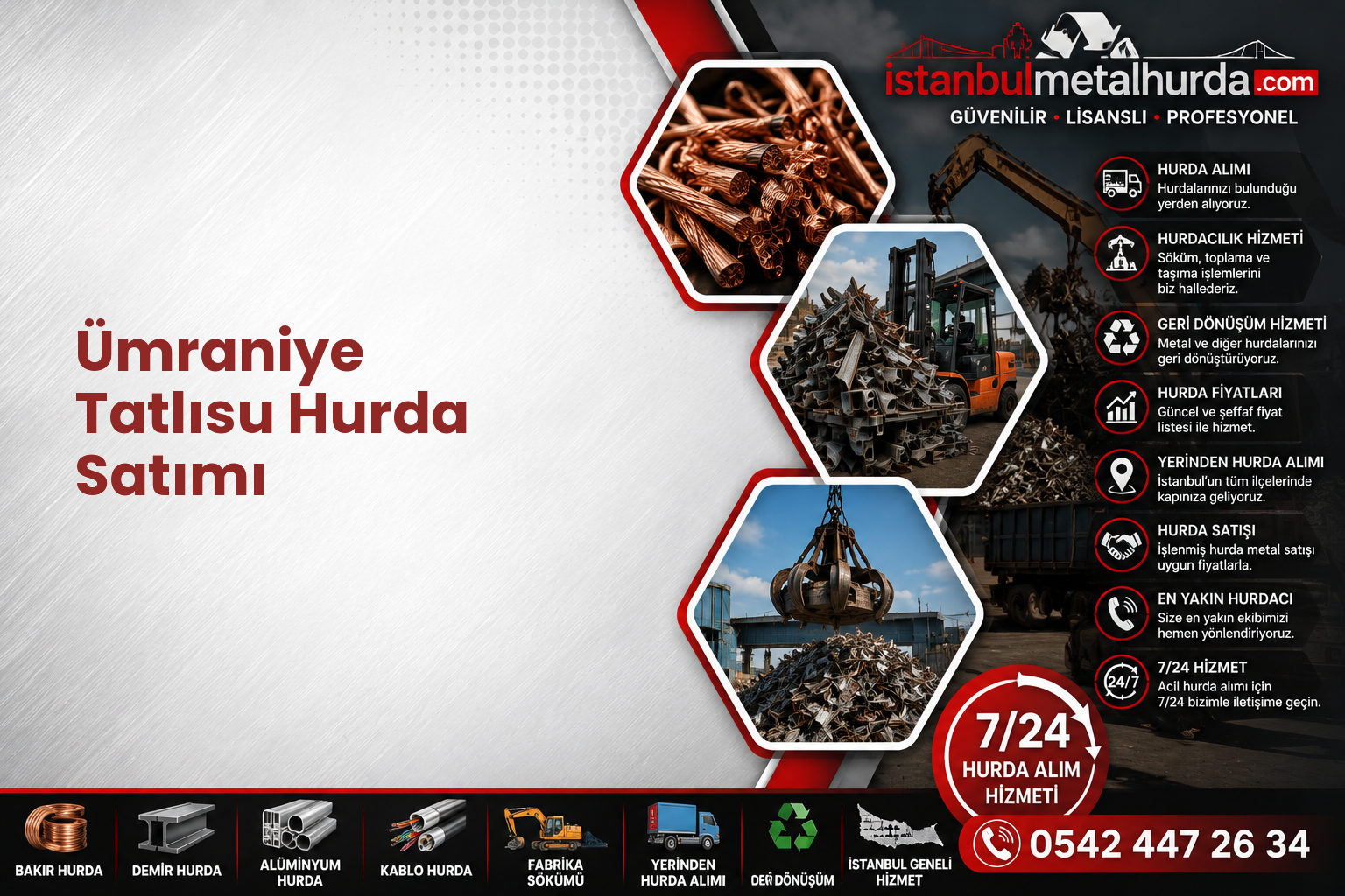 Ümraniye Tatlısu Hurda Satımı