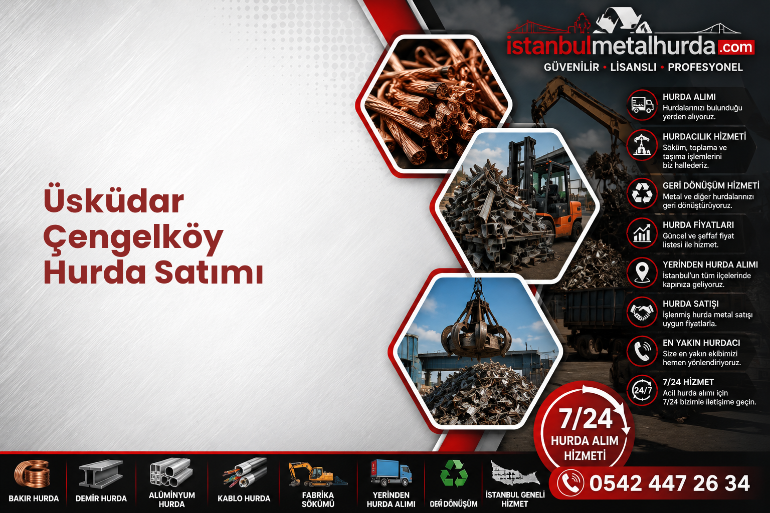Üsküdar Çengelköy Hurda Satımı
