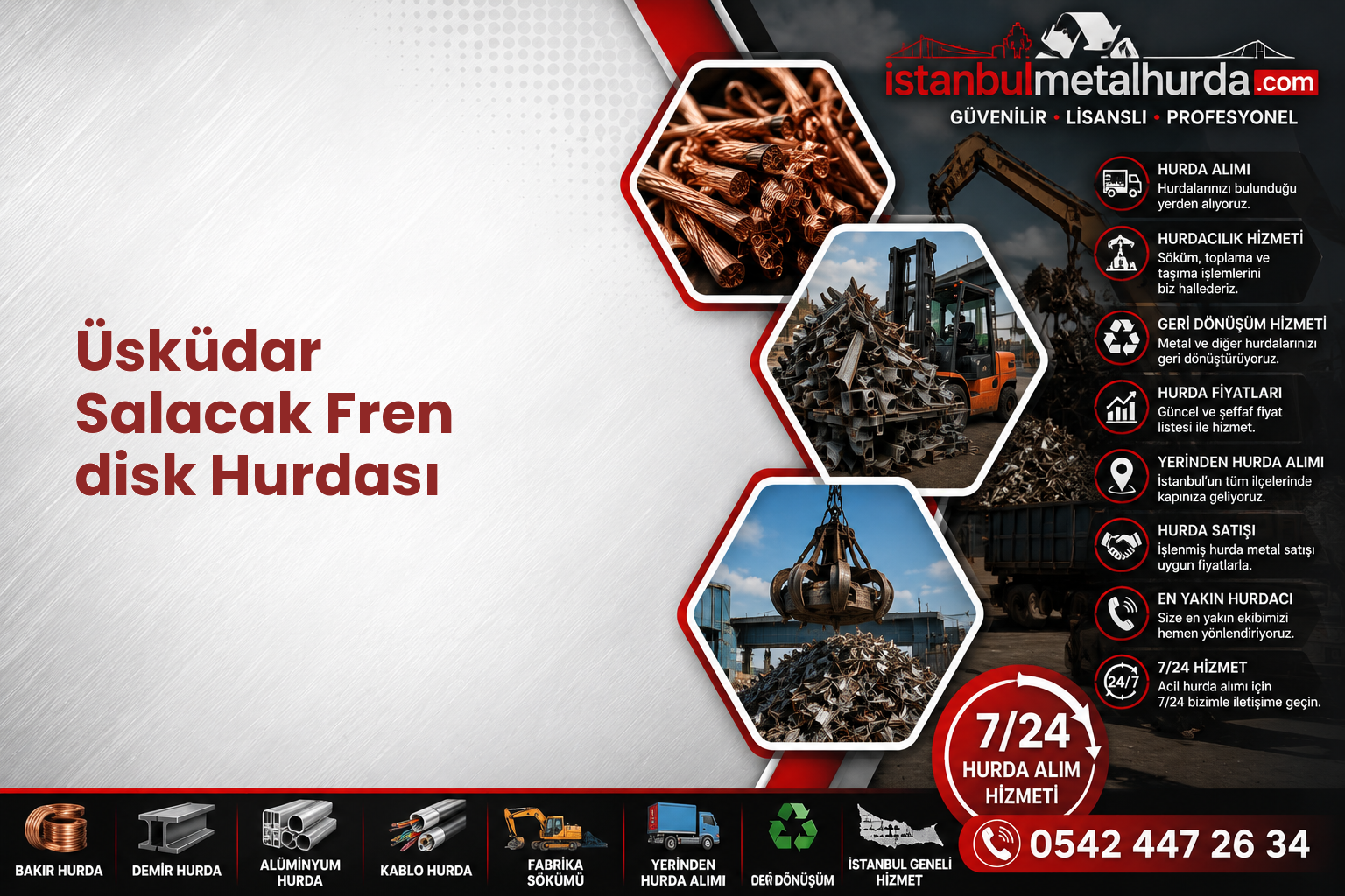 Üsküdar Salacak Fren disk Hurdası