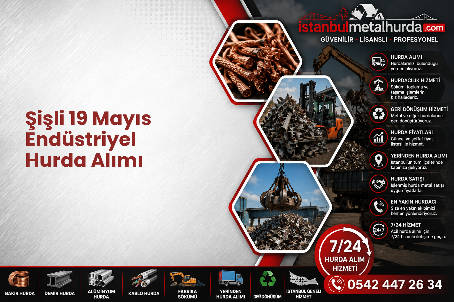 Şişli 19 Mayıs Endüstriyel Hurda Alımı