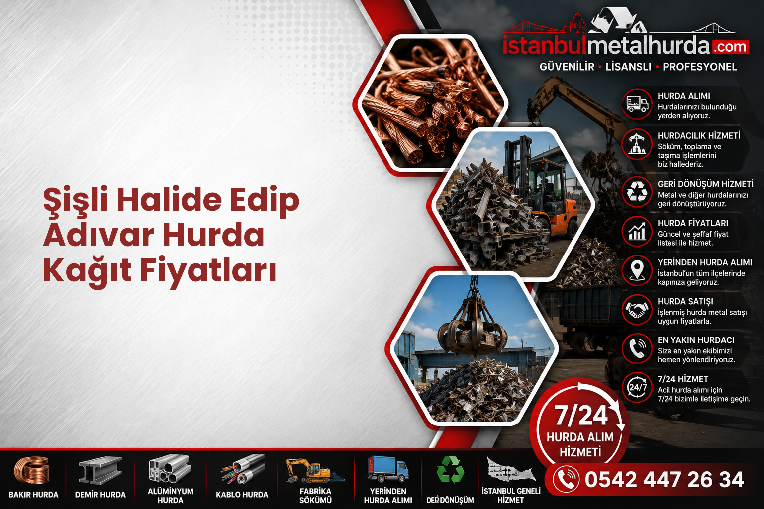 Şişli Halide Edip Adıvar Hurda Kağıt Fiyatları