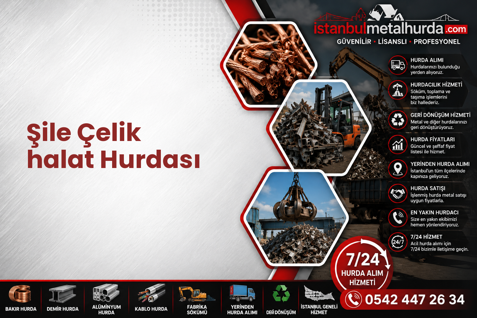 Şile Çelik halat Hurdası