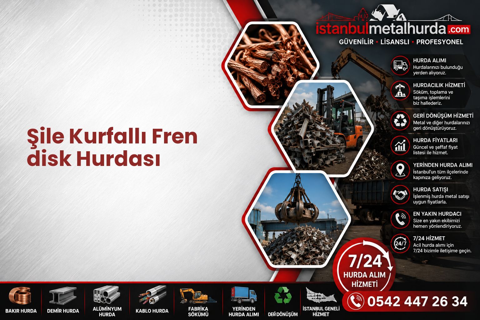 Şile Kurfallı Fren disk Hurdası