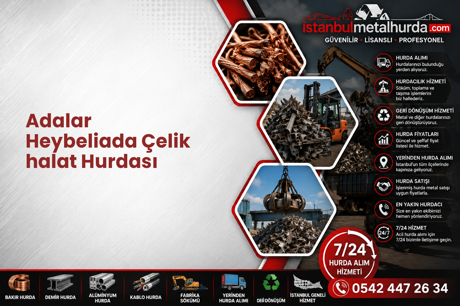 Adalar Heybeliada Çelik halat Hurdası