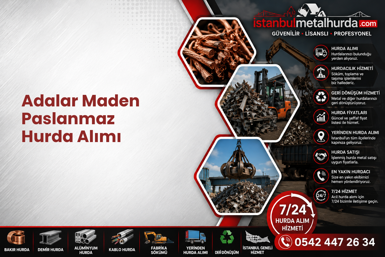 Adalar Maden Paslanmaz Hurda Alımı