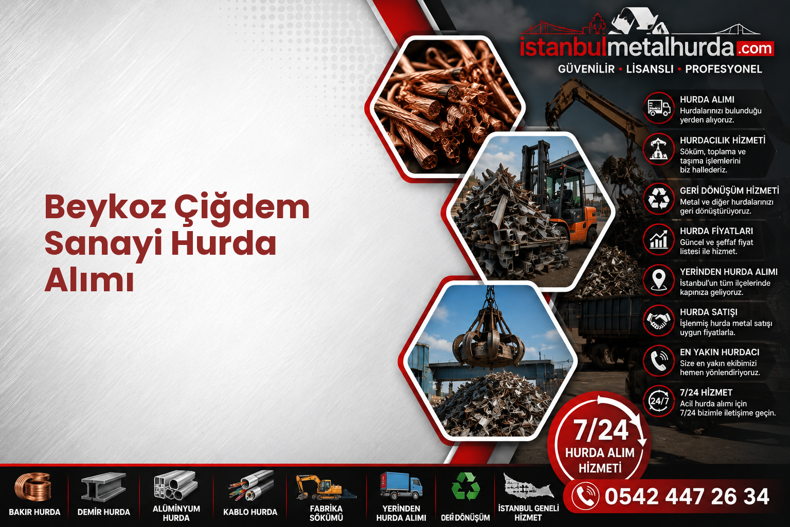 Beykoz Çiğdem Sanayi Hurda Alımı