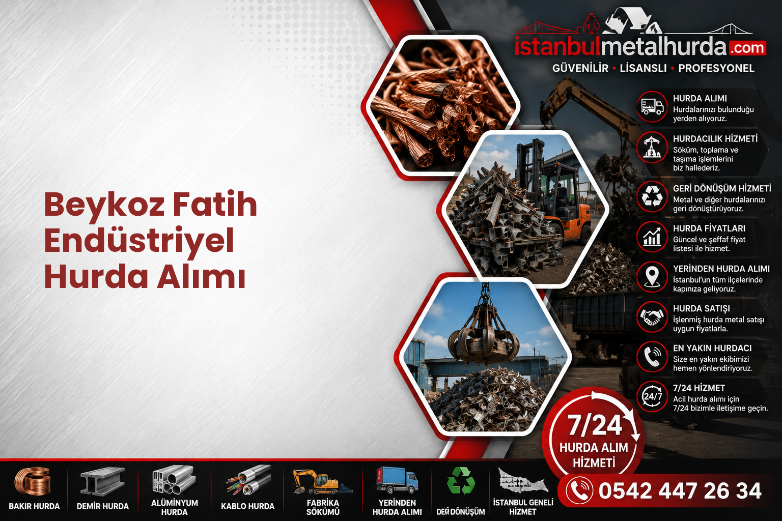 Beykoz Fatih Endüstriyel Hurda Alımı