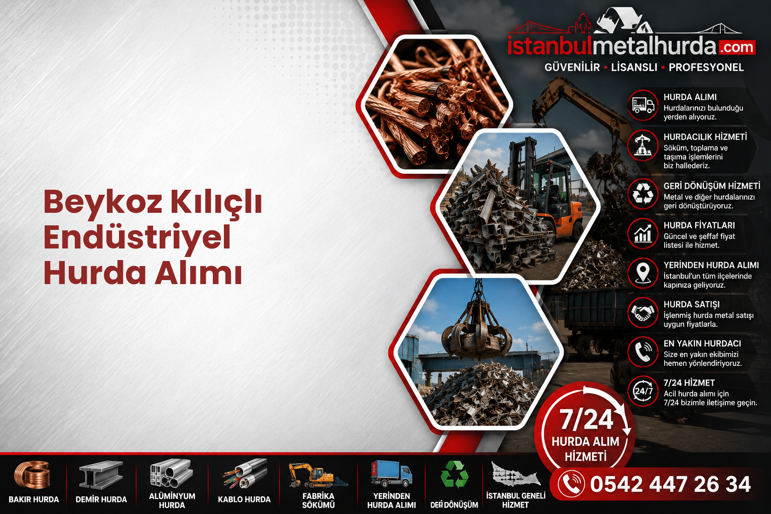 Beykoz Kılıçlı Endüstriyel Hurda Alımı