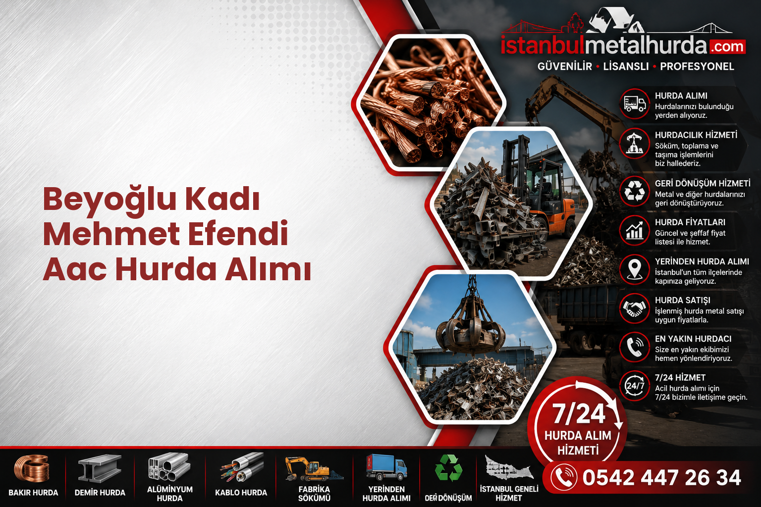 Beyoğlu Kadı Mehmet Efendi Aac Hurda Alımı