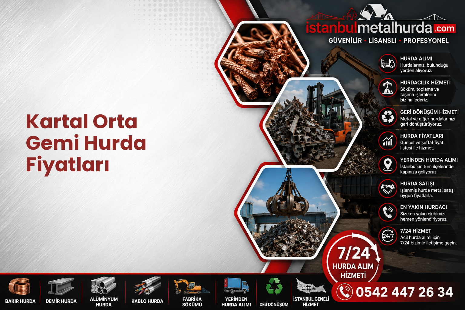 Kartal Orta Gemi Hurda Fiyatları