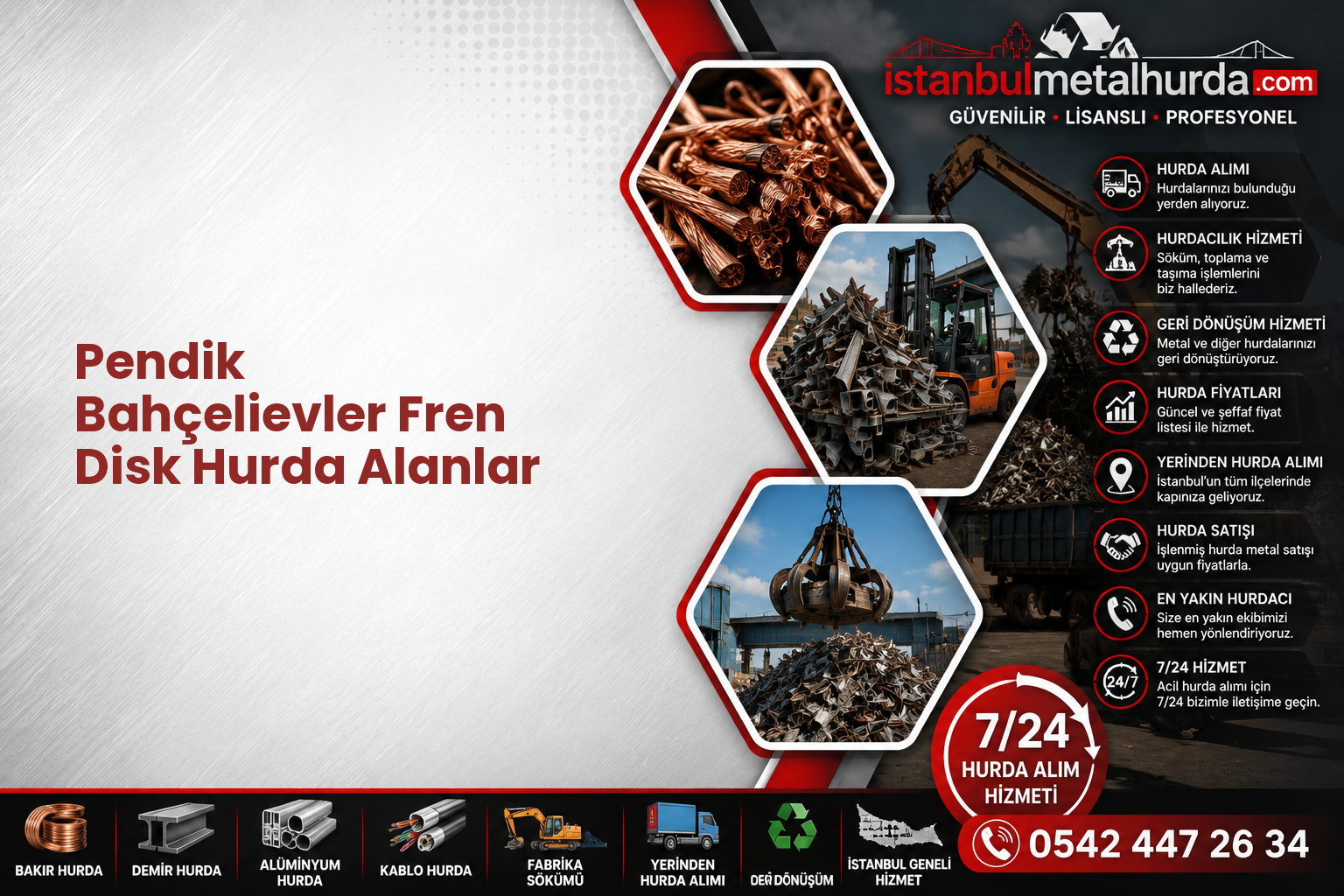 Pendik Bahçelievler Fren Disk Hurda Alanlar