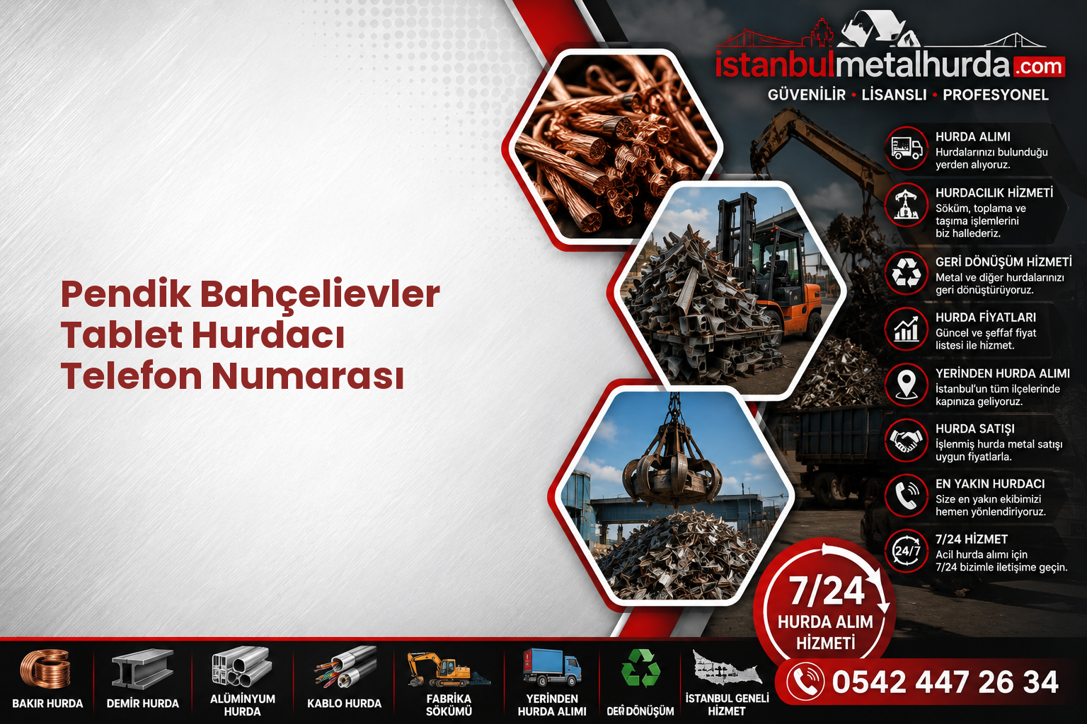Pendik Bahçelievler Tablet Hurdacı Telefon Numarası