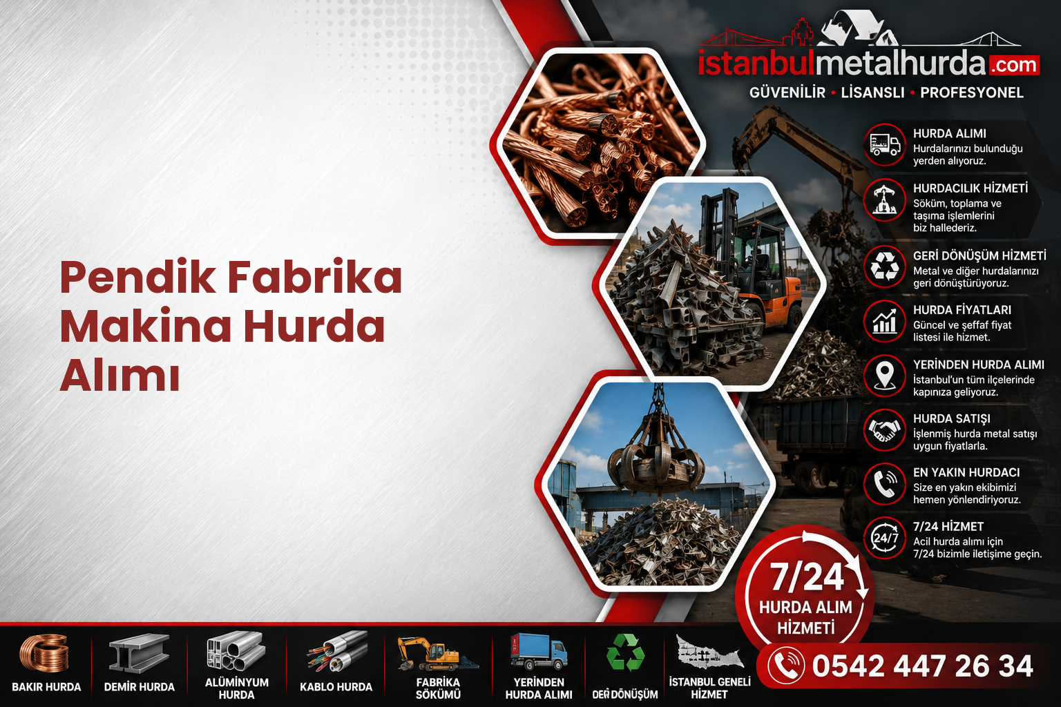 Pendik Fabrika Makina Hurda Alımı