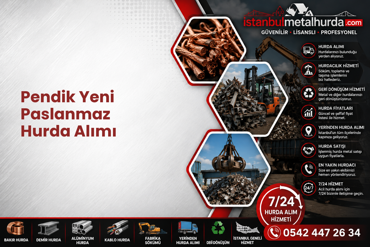 Pendik Yeni Paslanmaz Hurda Alımı
