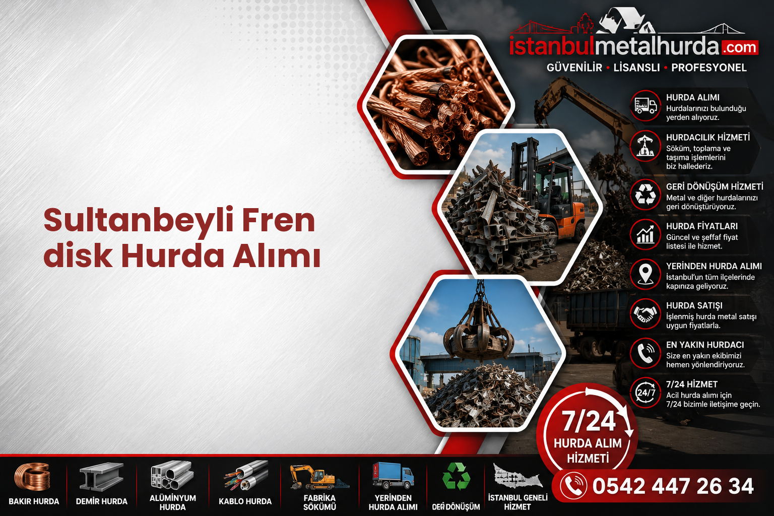 Sultanbeyli Fren disk Hurda Alımı