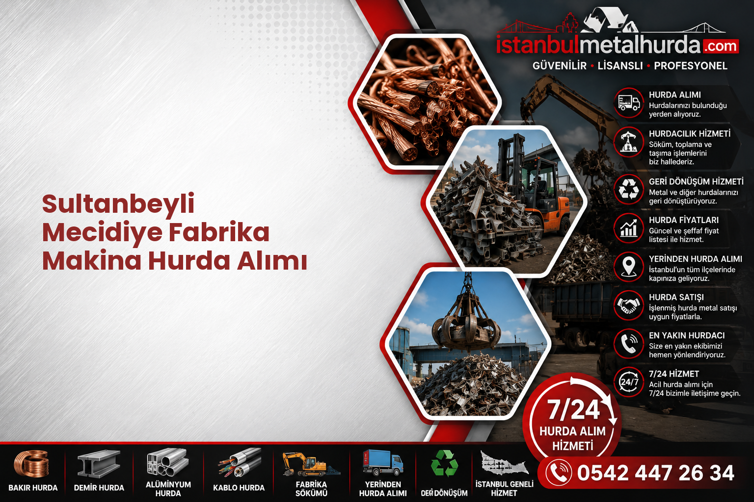 Sultanbeyli Mecidiye Fabrika Makina Hurda Alımı