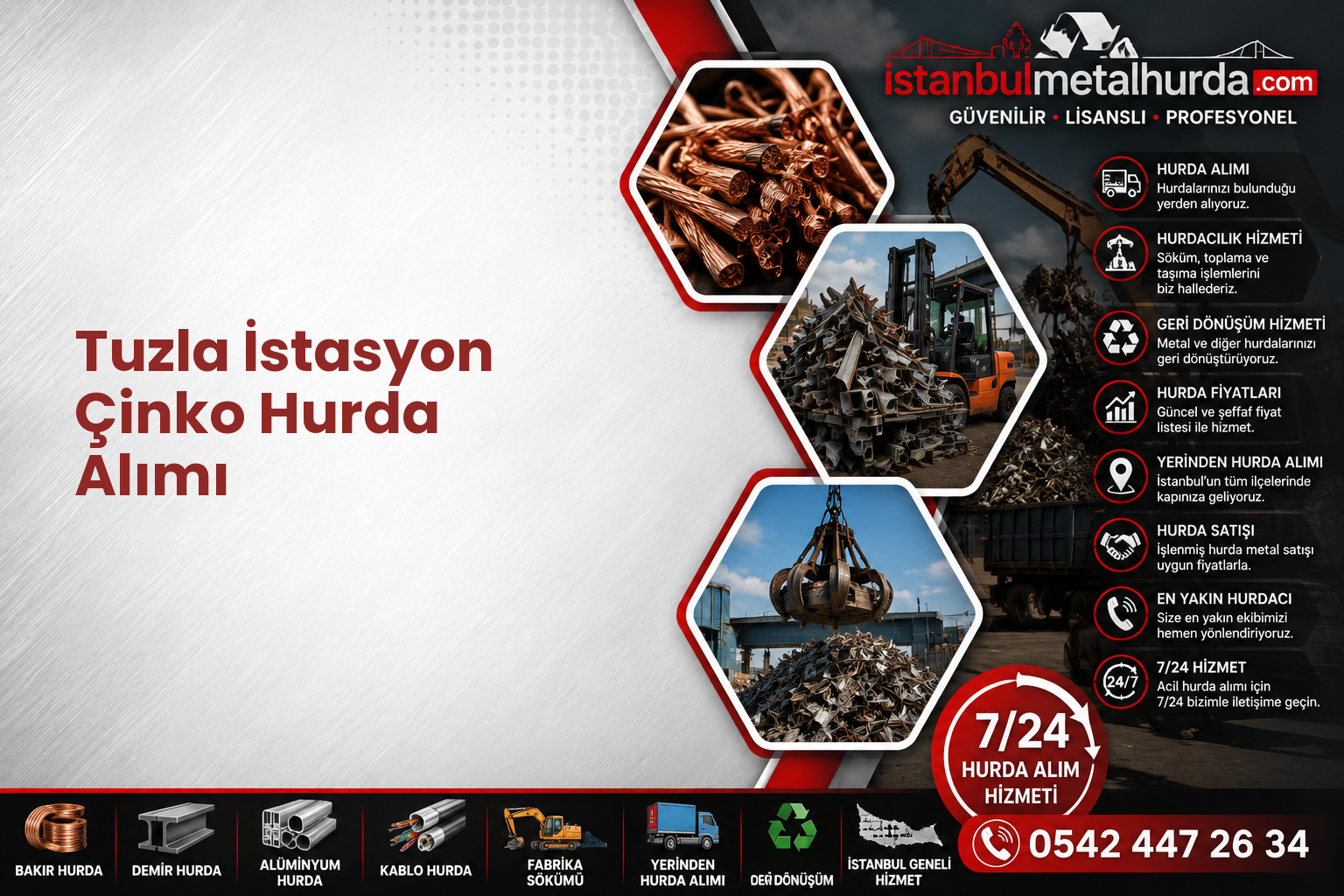 Tuzla İstasyon Çinko Hurda Alımı