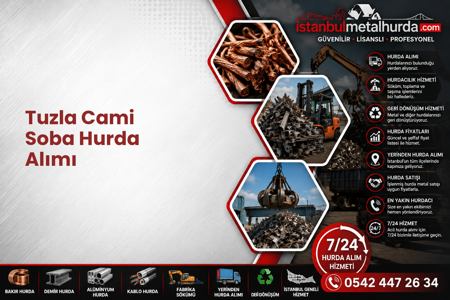 Tuzla Cami Soba Hurda Alımı