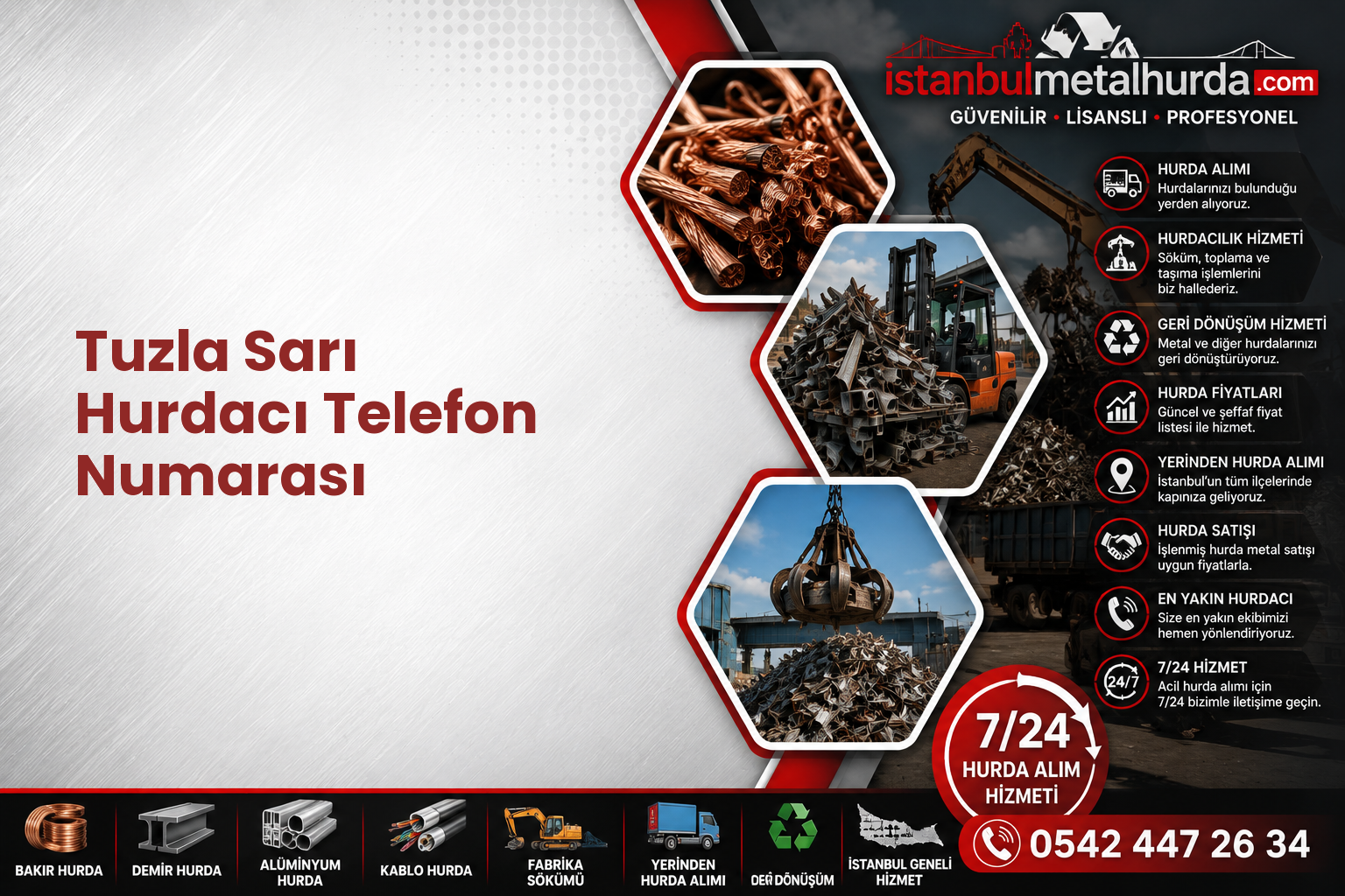 Tuzla Sarı Hurdacı Telefon Numarası